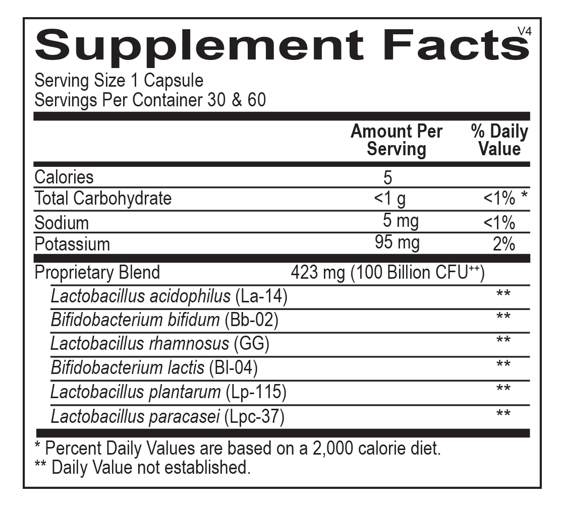 Ortho Biotic® 100 (30 capsules) - Vitalized