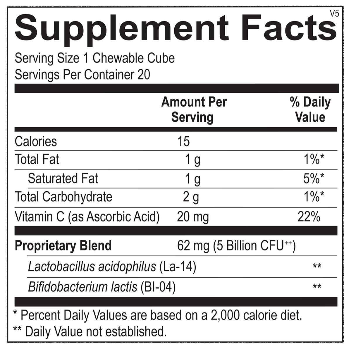 Flora Bites (20 Chewable tablets) - Vitalized