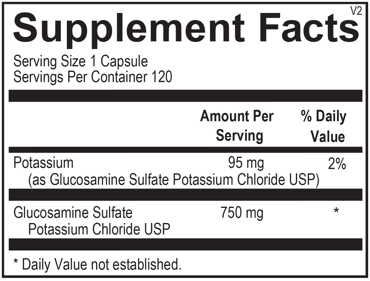 Sulfato de glucosamina (120 cápsulas)