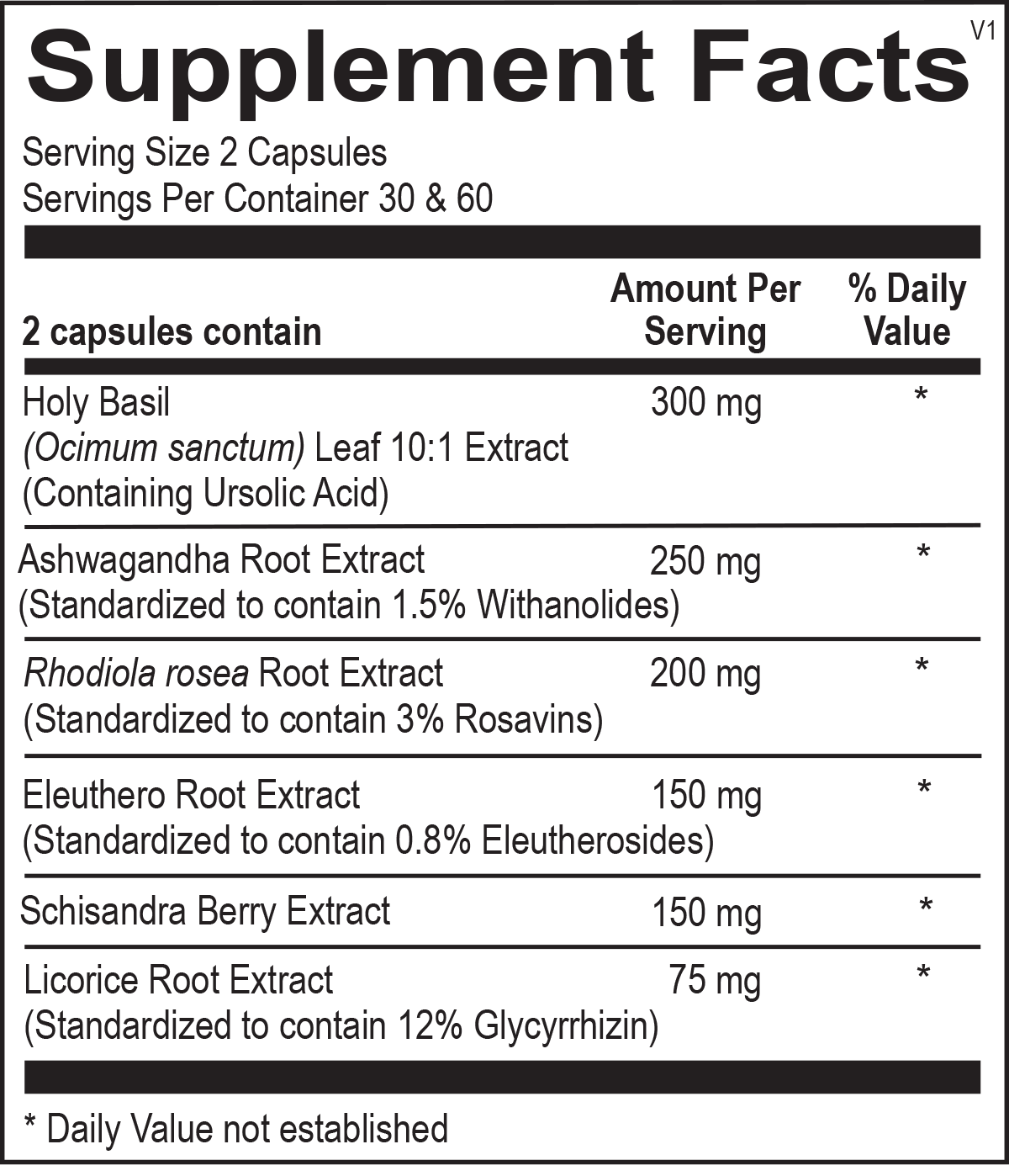 TruAdapt (60 capsules) - Vitalized 