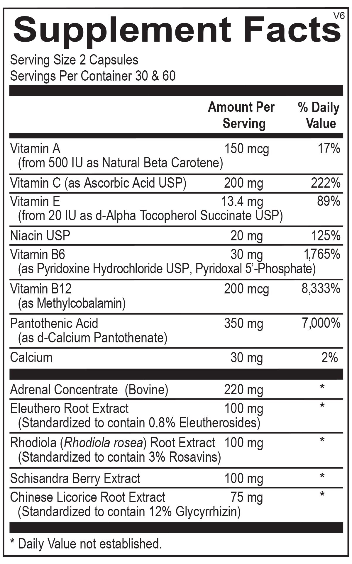Adren-All (60 capsules) - Vitalized 
